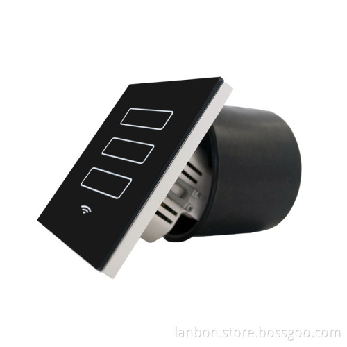 New model Europe type L6A smart switch, easy install smart wifi switch for light,curtain,fan